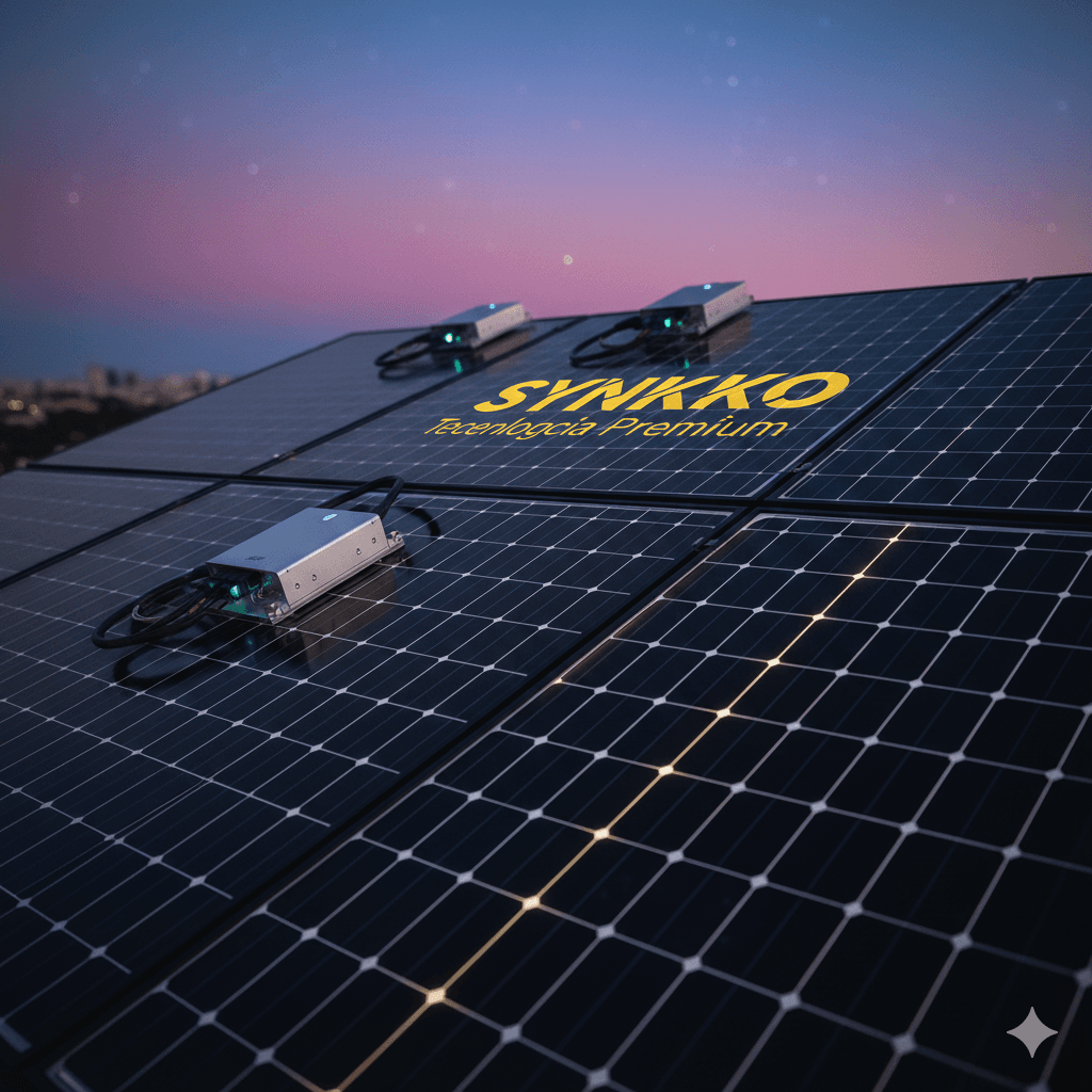 Paneles solares SYNKKO Solar MX con microinversores